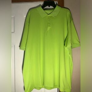 Men's Lime Green Polo Shirt Great for Golf